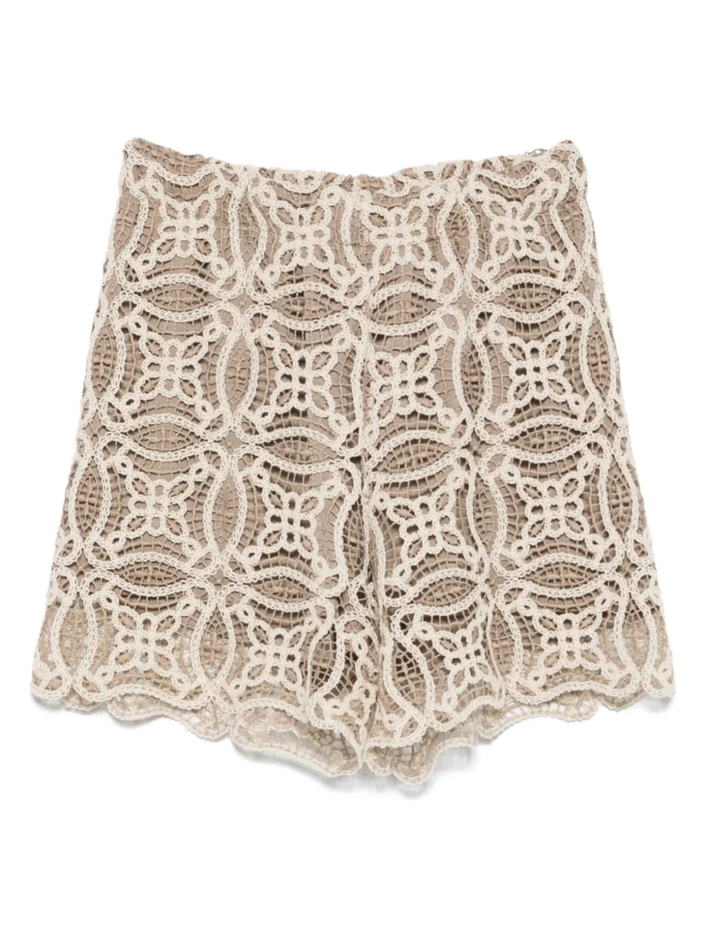 MOUTAKI EMBROIDERED-LACE SHORTS