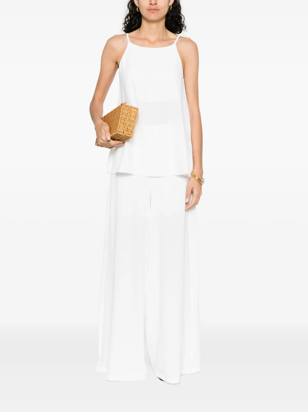 MOUTAKI Flared broek - Wit