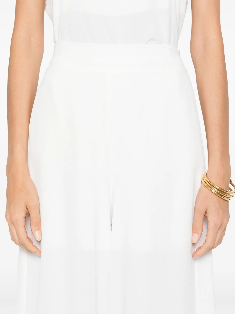 MOUTAKI Flared broek Wit