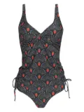Lygia & Nanny Bruma ruched swimsuit - Grey