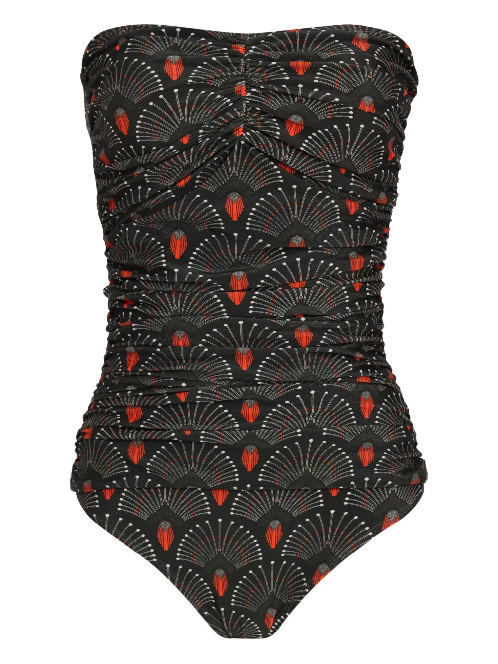 Lygia & Nanny Melissa bandeau swimsuit Grijs