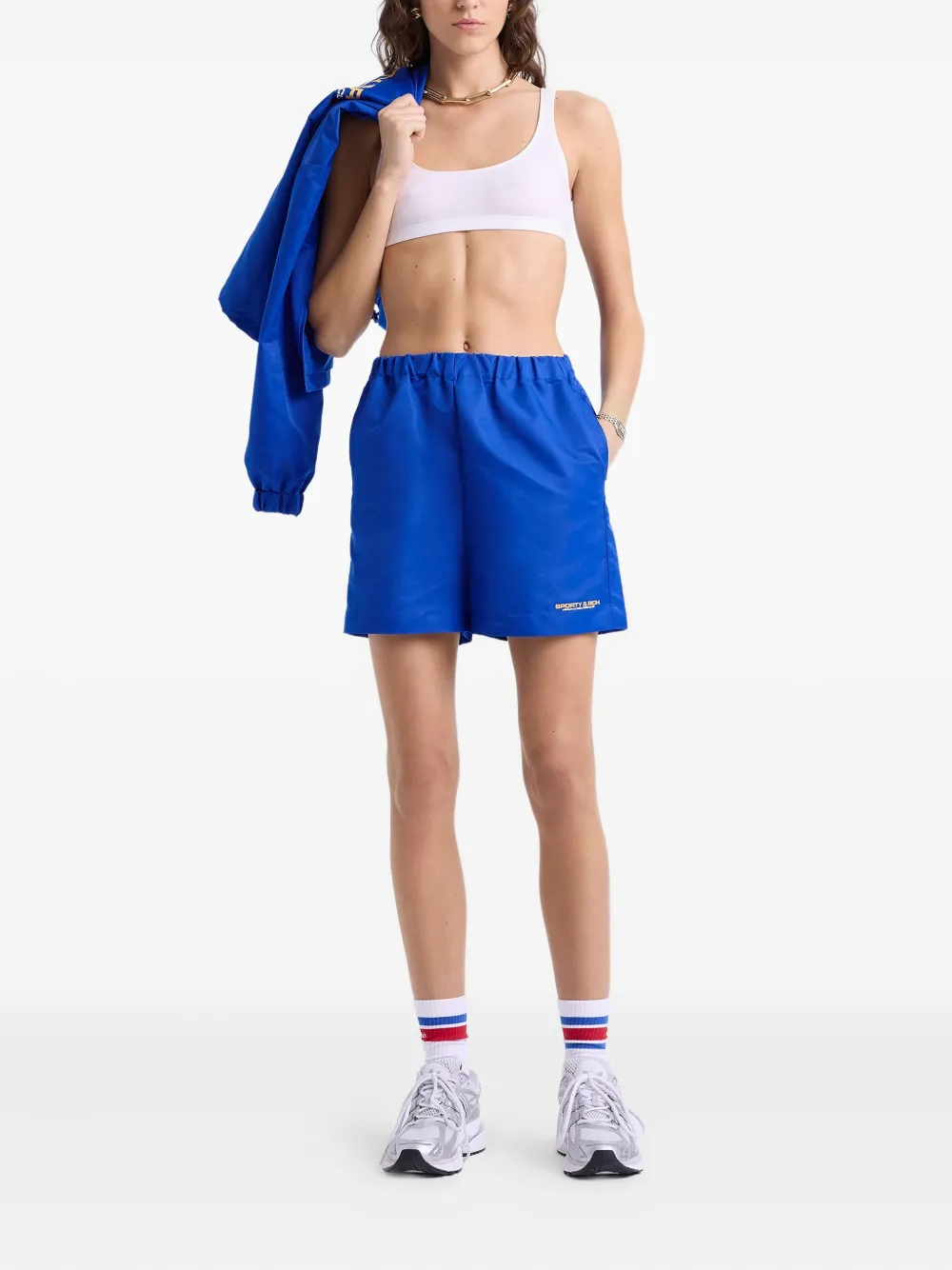 Sporty & Rich elasticated shorts | Knee-Length Shorts | Image 2