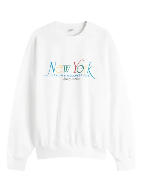 Sporty & Rich crew-neck graphic sweatshirt