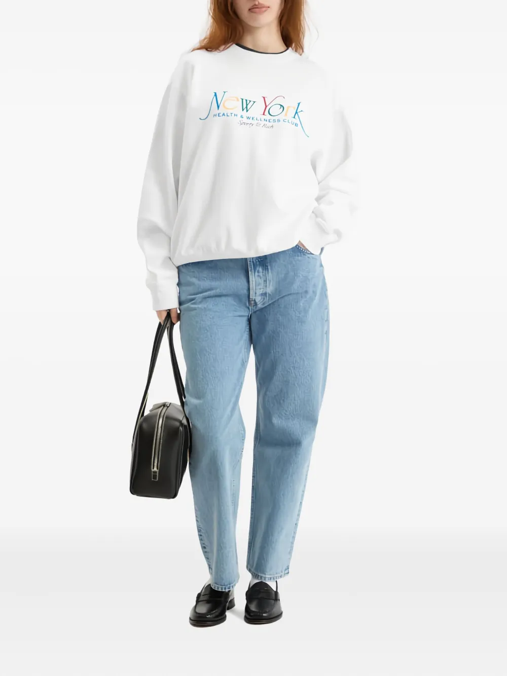 Sporty & Rich crew-neck graphic sweatshirt | Sweaters | Image 2