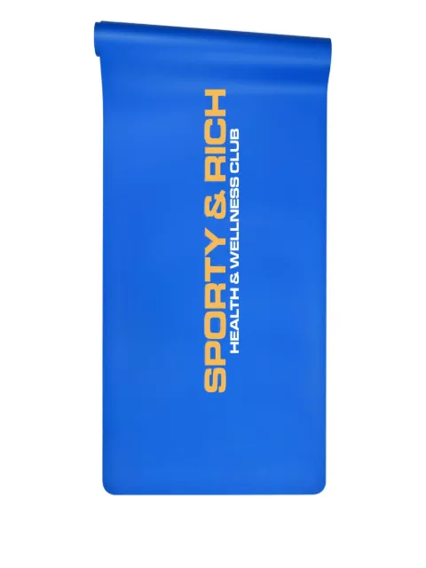 Sporty & Rich logo yoga mat 
