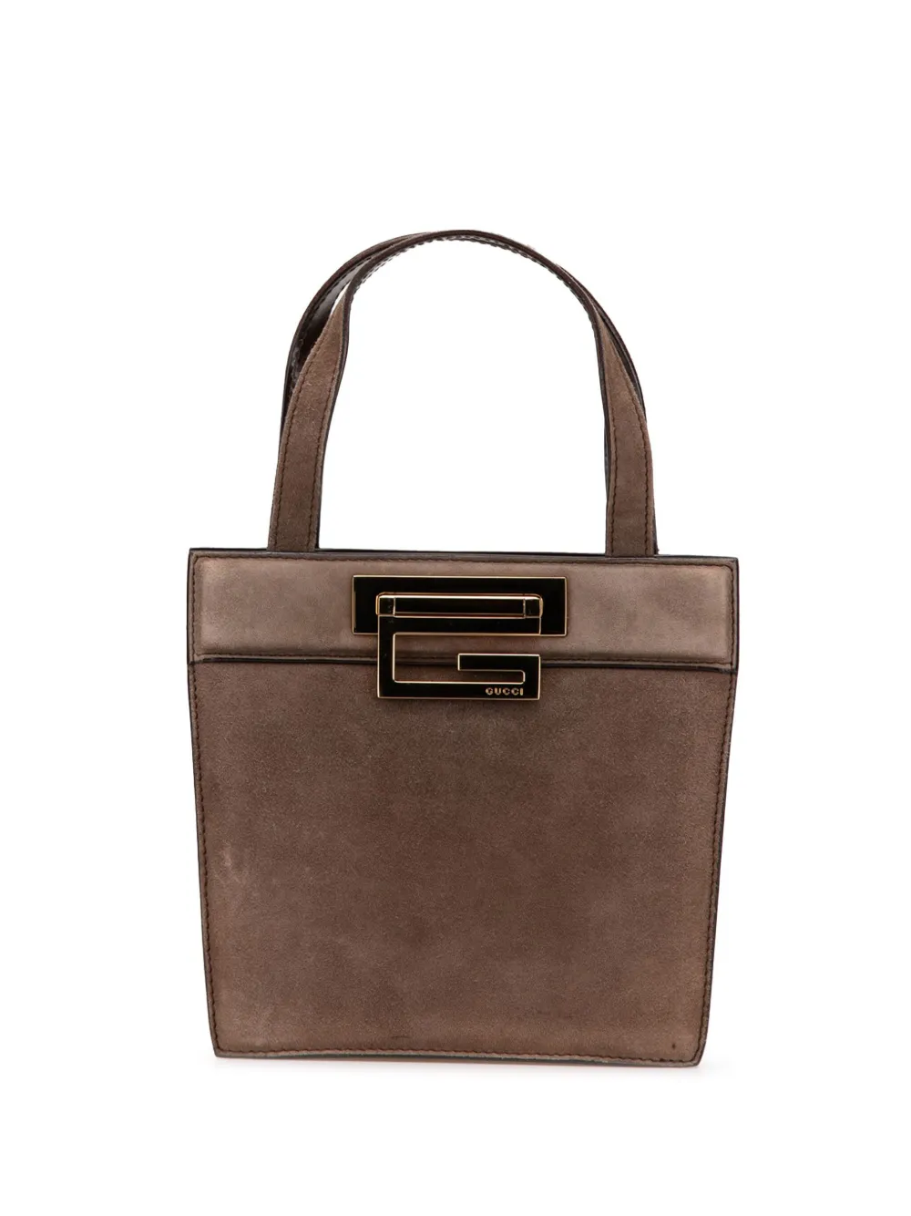 Gucci Pre-Owned 20th Century G Suede handbag - ブラウン Gucci Pre-Owned 20th Century G Suede handbag - ブラウン