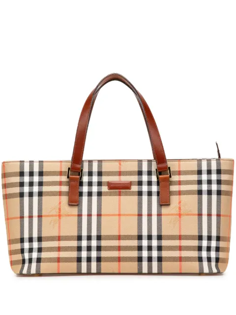 Burberry Pre-Owned 2000-2017 Haymarket Check Canvas handbag