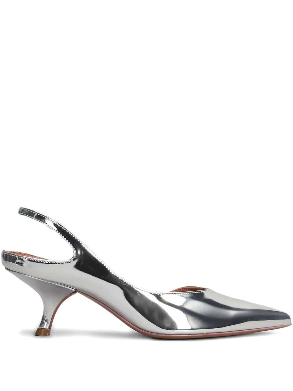 Aldo Castagna 70mm Mikaela pumps Silver