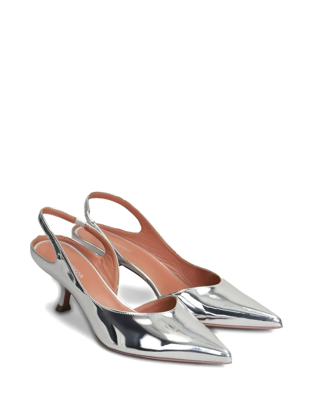 Aldo Castagna 70mm Mikaela pumps Silver