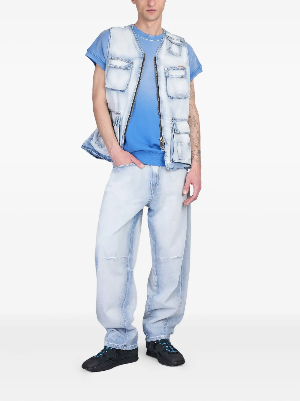 CULTURA cotton jeans - Blauw