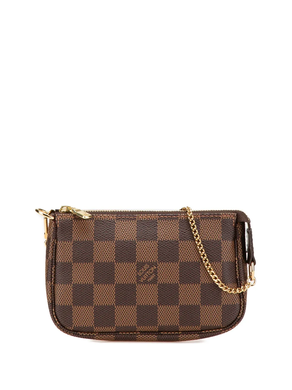 Louis Vuitton Pre-Owned 2011 Damier Ebene Mini Pochette Accessoires Louis Vuitton Pre-Owned 2011 Damier Ebene Mini Pochette Accessoires