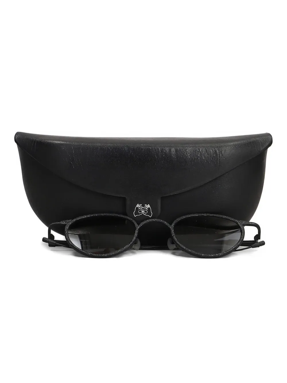 Rigards x Ziggy Chen zonnebril met rond montuur Zwart