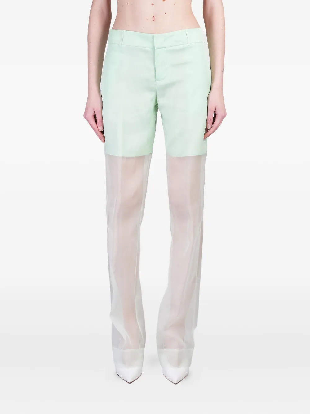 Del Core silk trousers | Green | Image 1