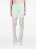Del Core silk trousers - Green