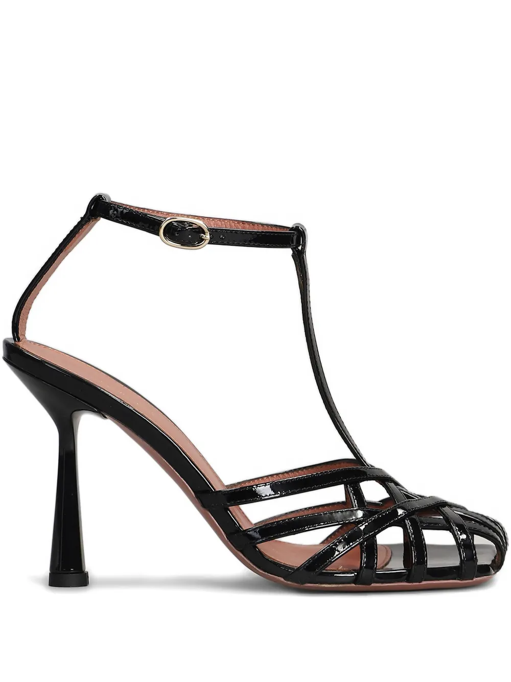 Aldo Castagna 100mm Lidia sandals Black