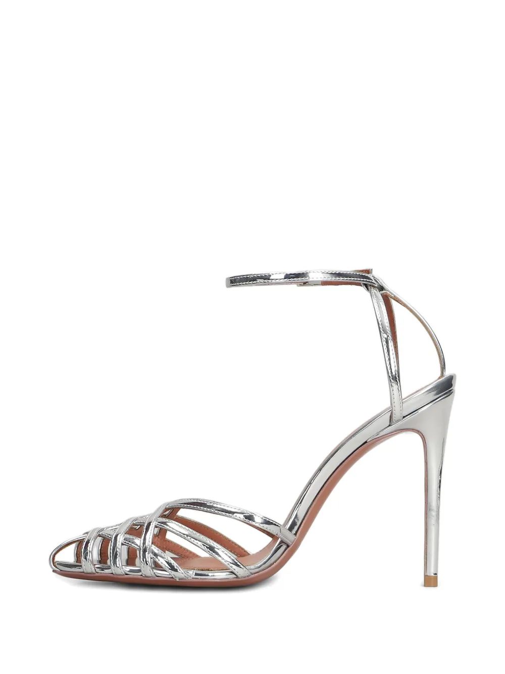 Aldo Castagna 110mm Miami sandals Silver