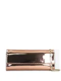 Aldo Castagna metallic chain-strap clutch - Pink
