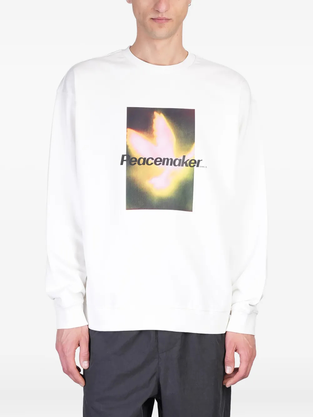 Peacemaker Oamc Bird sweatshirt | White | Image 1