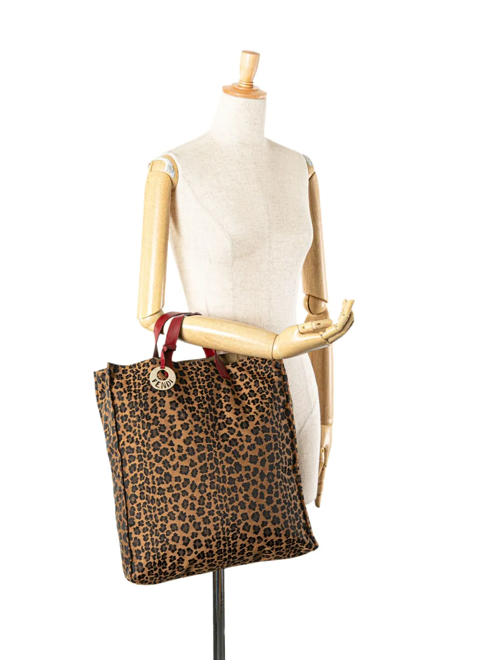 Fendi Pre-Owned 2010-2025 Leopard Print Canvas tote bag | Pre-Owned | Image 2