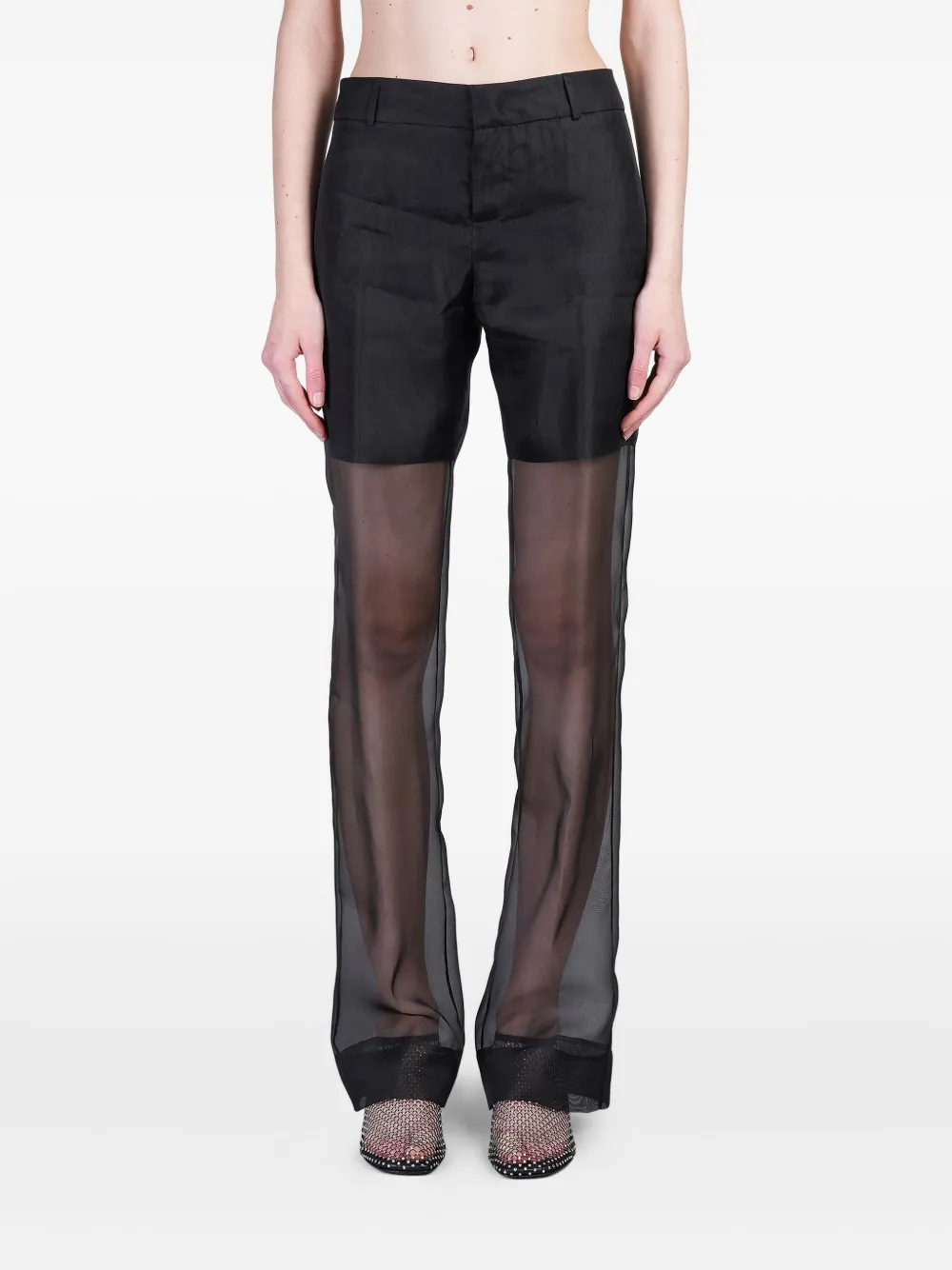 Del Core silk trousers | Black | Image 1