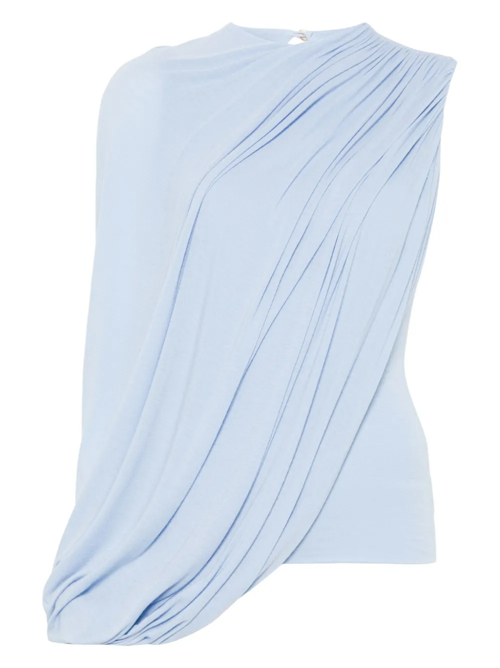 MANURI draped blouse | Blue | Image 1