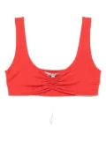 MANURI gathered cropped top
