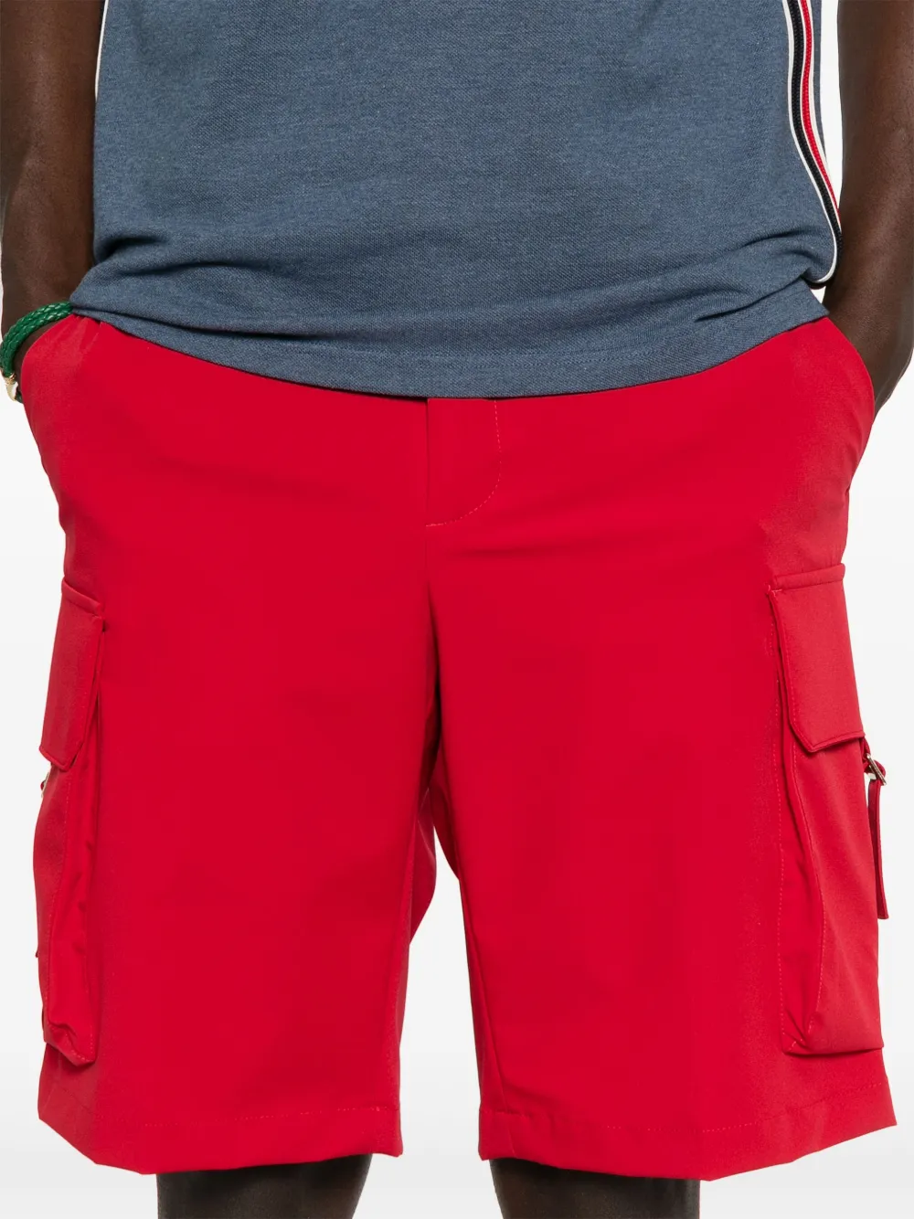 Briglia 1949 cotton cargo shorts Rood
