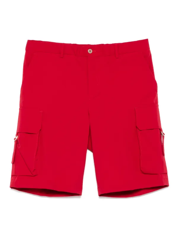 Briglia 1949 Cotton Cargo Shorts Red FARFETCH UK