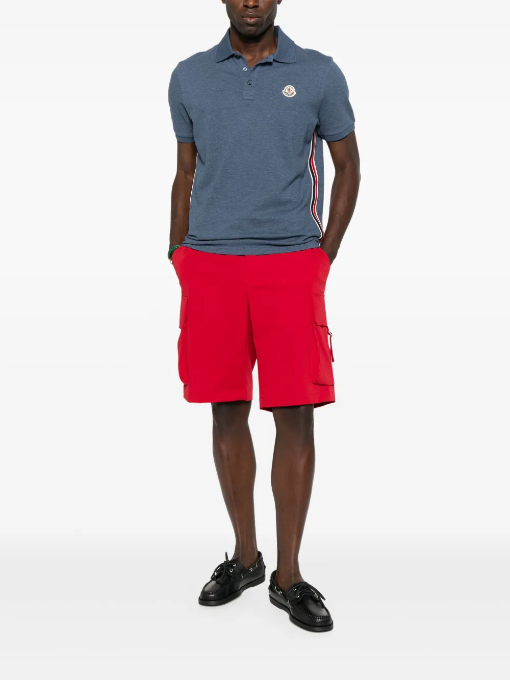 Briglia 1949 cotton cargo shorts Rood
