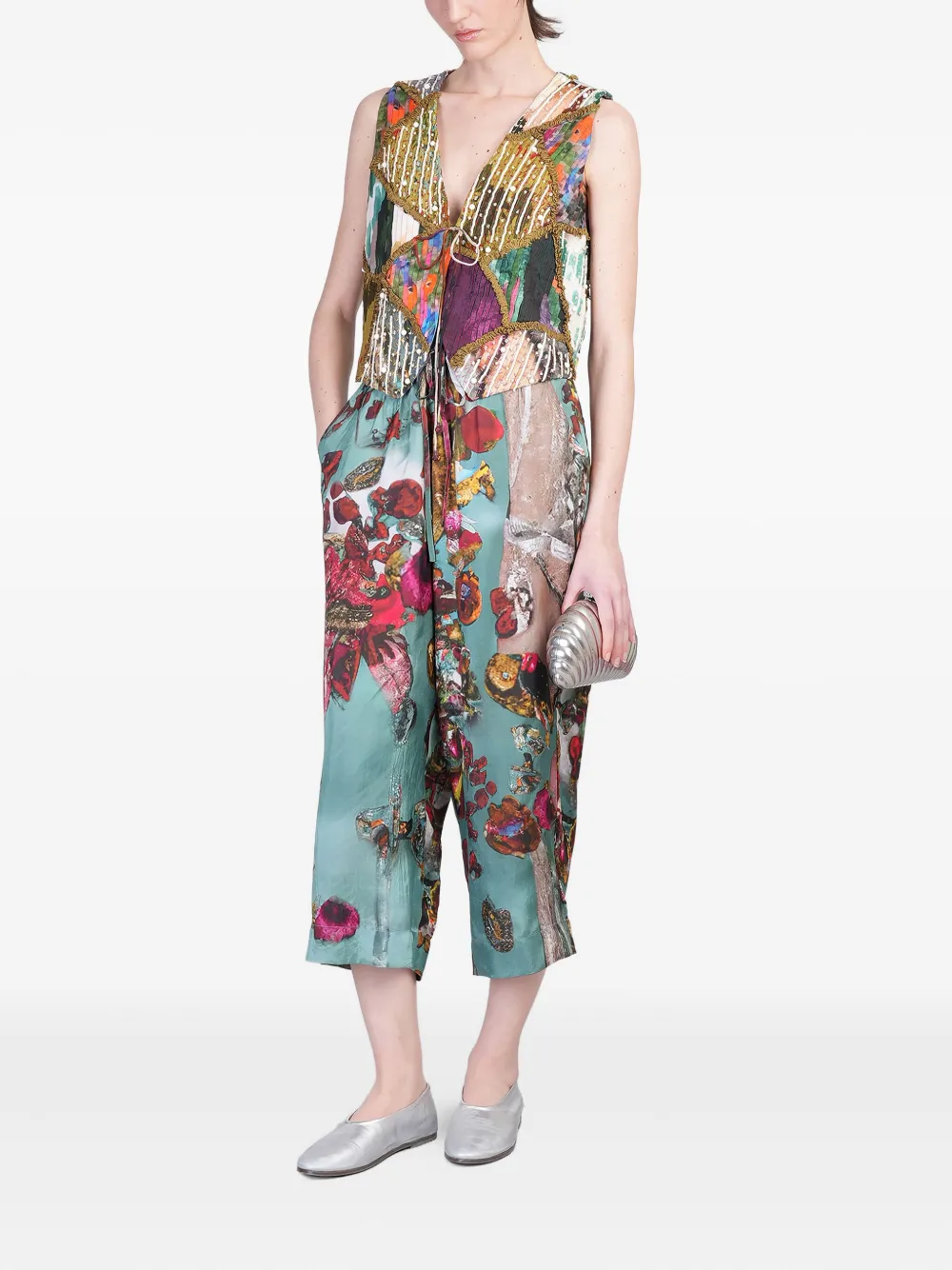 YAVI silk waistcoat | Waistcoats & Gilets | Image 2