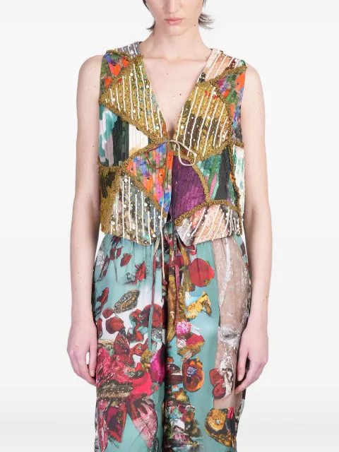 YAVI silk waistcoat