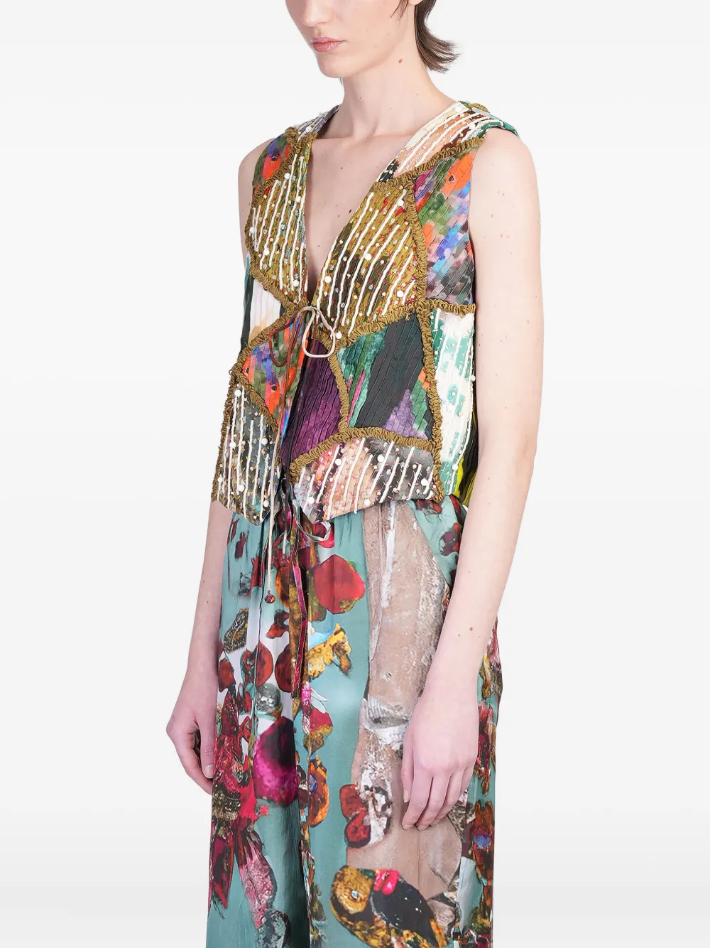 Yavi Silk Waistcoat