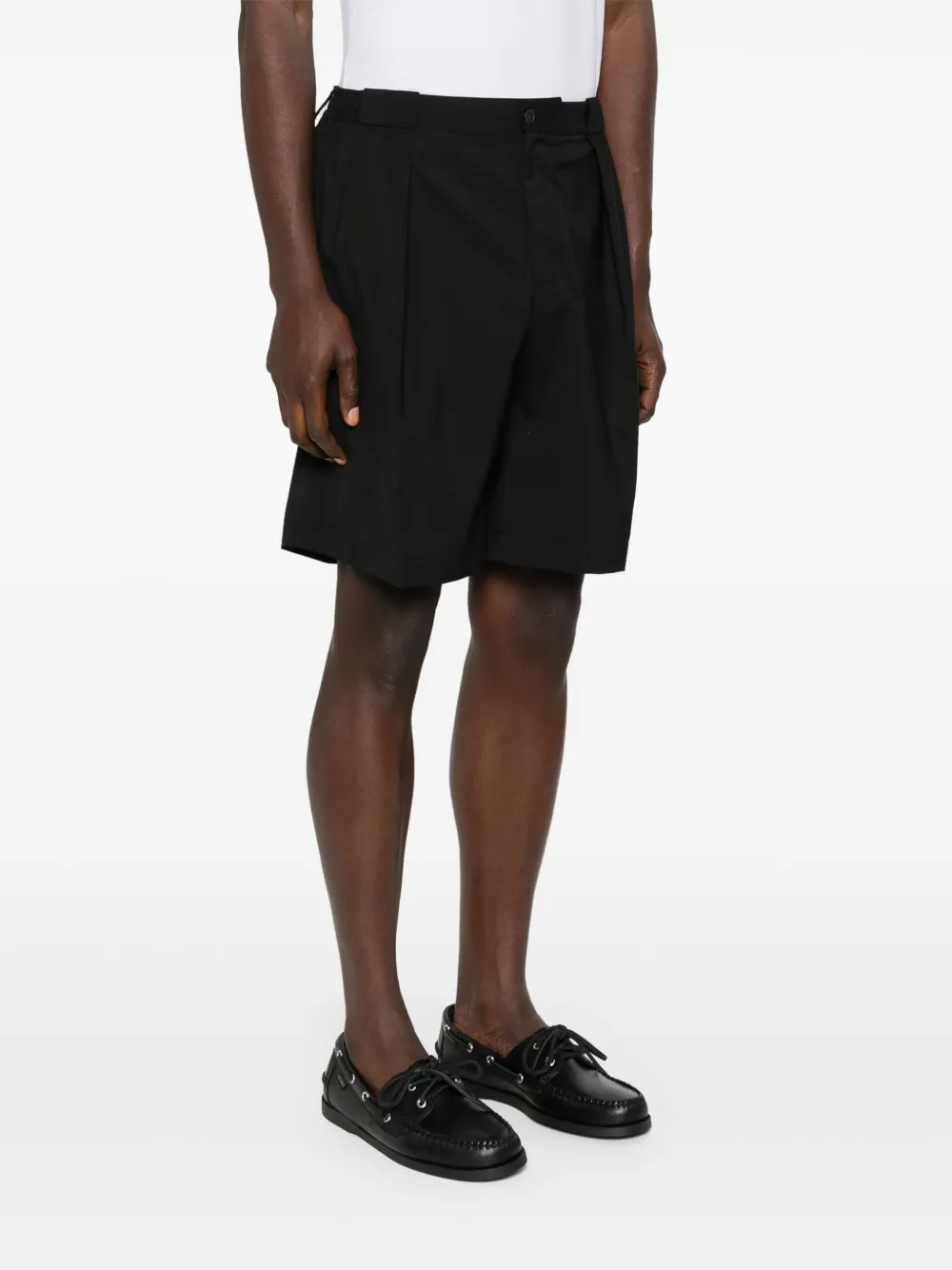 Briglia 1949 pleated shorts Zwart
