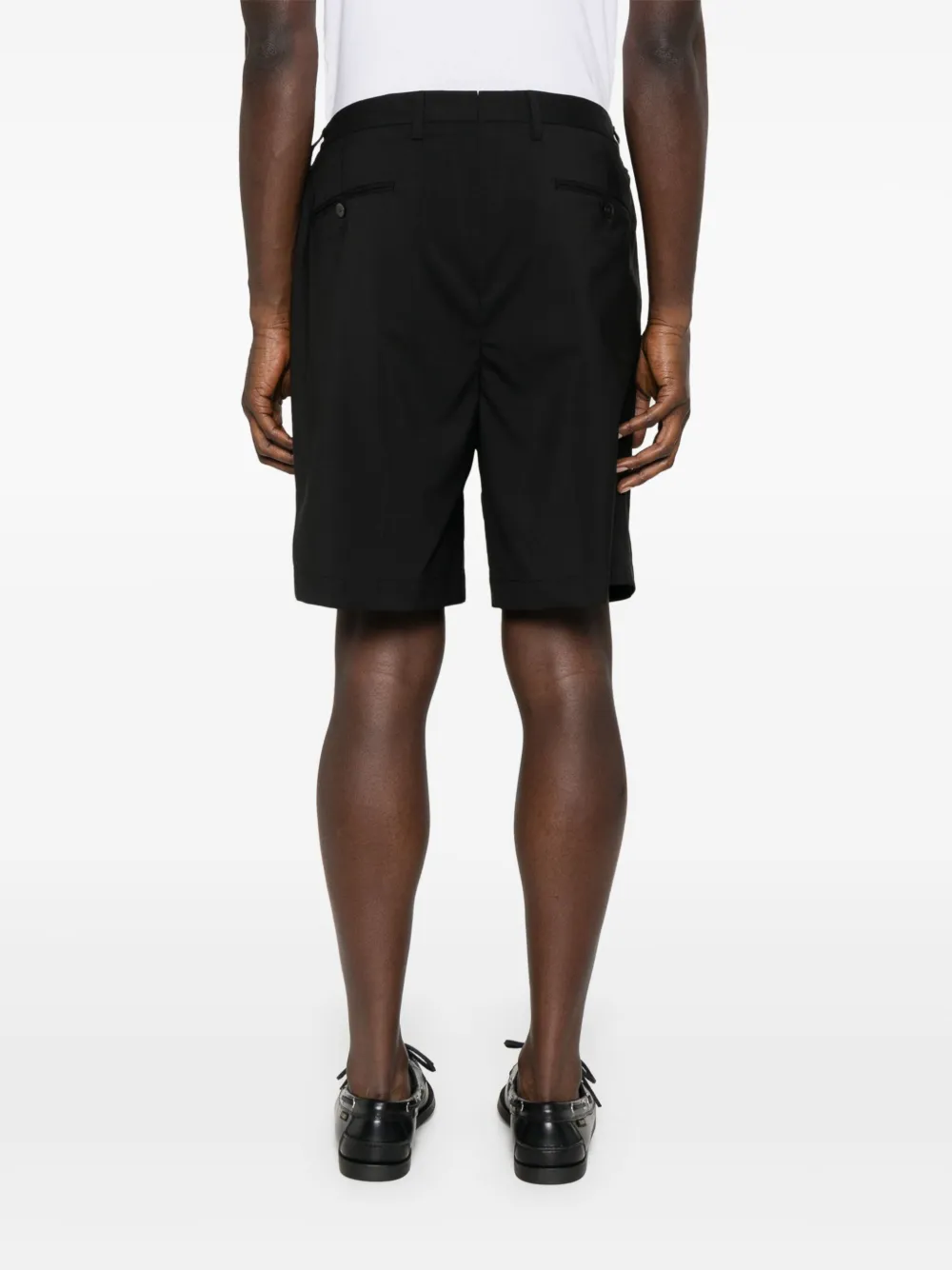 Briglia 1949 pleated shorts Zwart