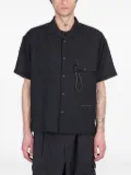 and Wander crinkled shirt - Black