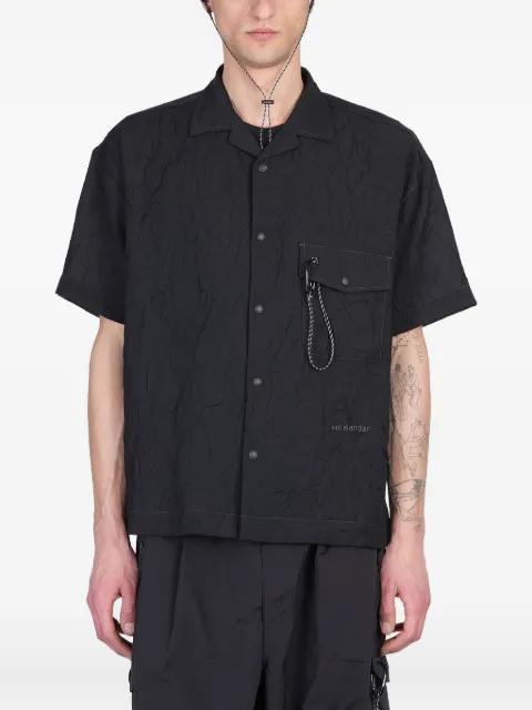 and Wander crinkled shirt
