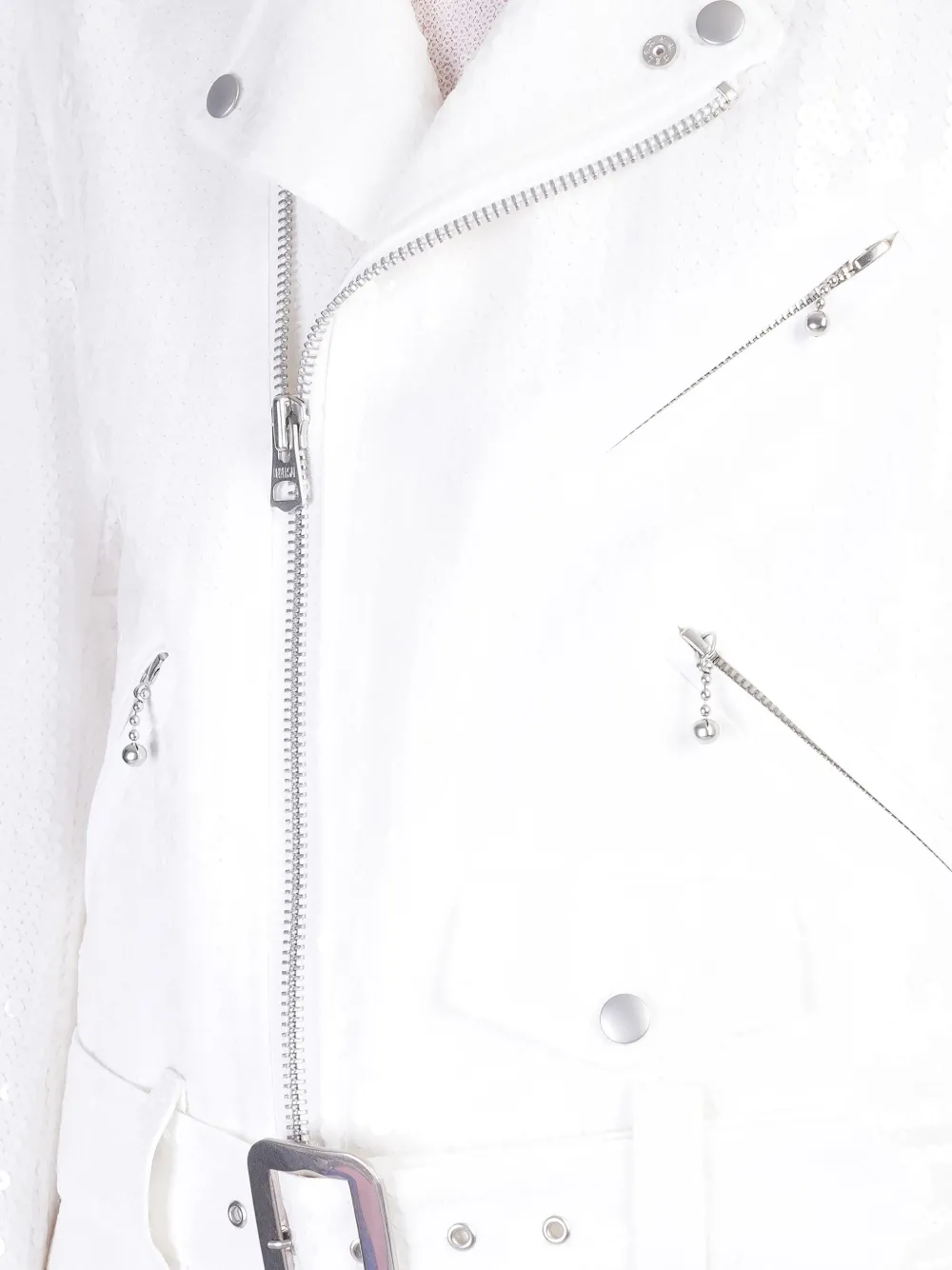 Junya Watanabe Leren bikerjack Wit