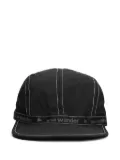 and Wander logo-tape baseball cap - Black