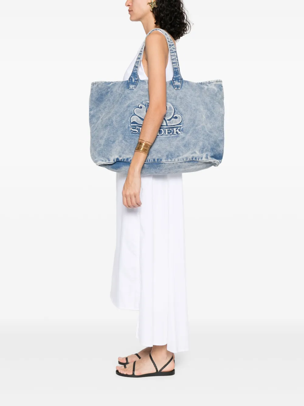 Sundek Denim shopper - Blauw