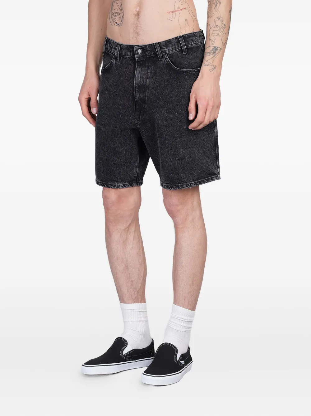 AMISH Bernie shorts Zwart