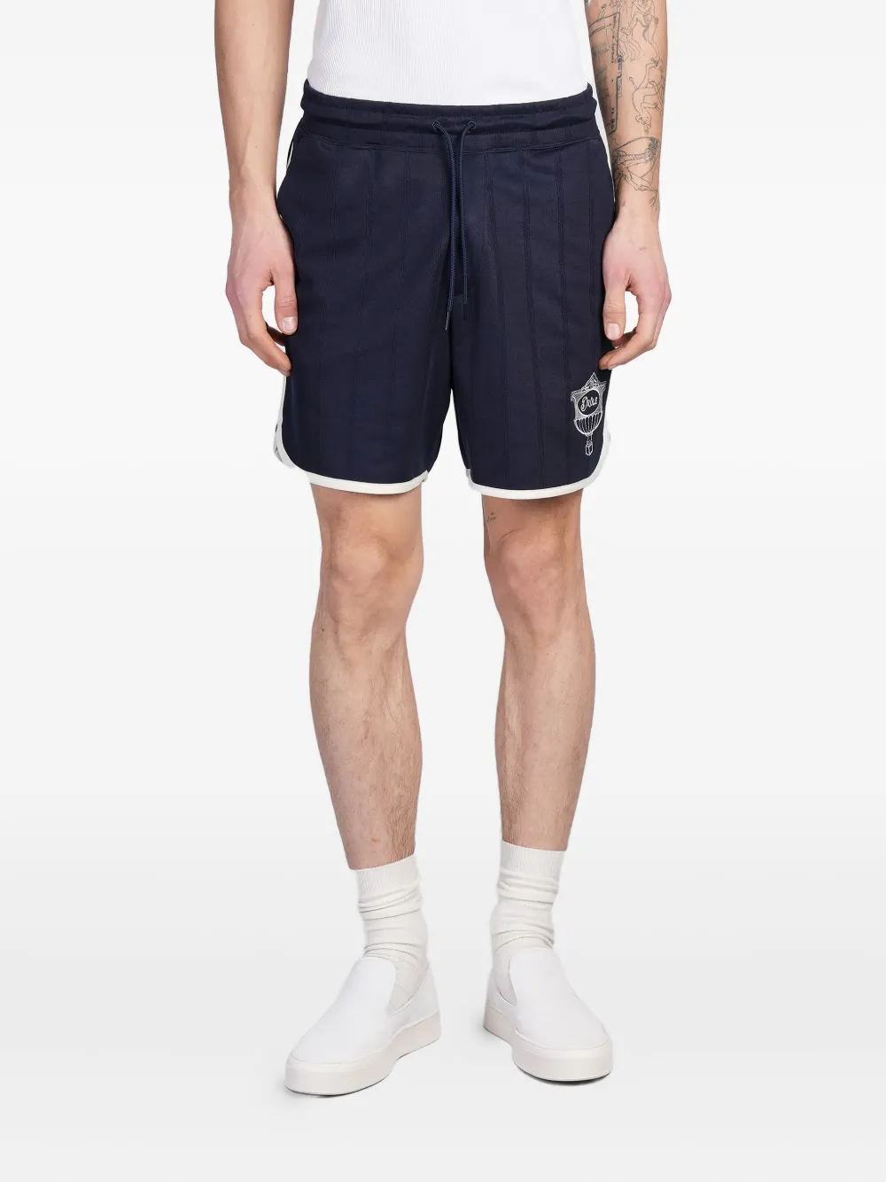 Drôle De Monsieur drawstring-waist shorts | Blue | Image 1