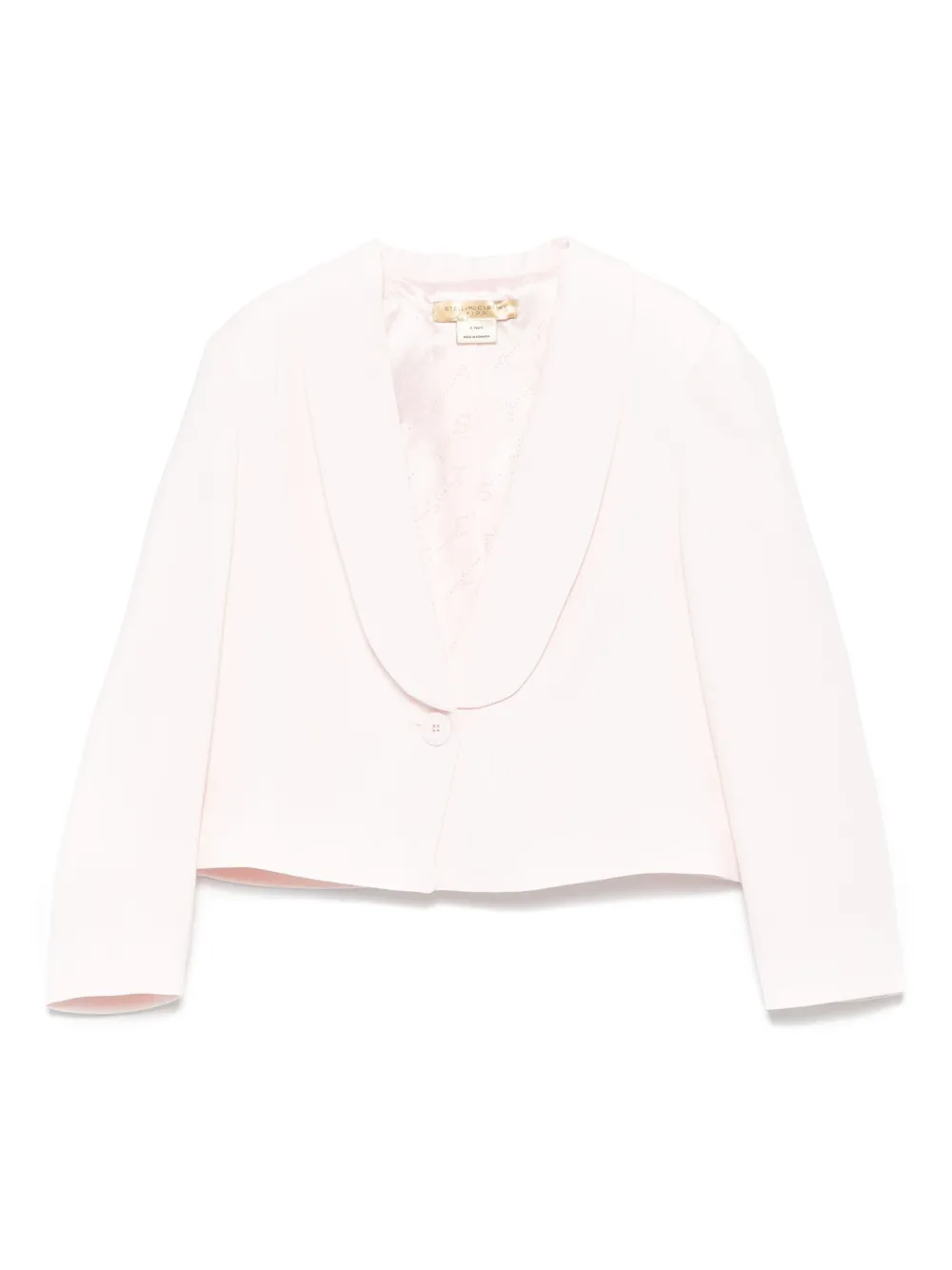 Stella McCartney Kids single-breasted blazer Roze