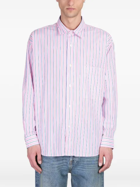 AMISH striped poplin shirt