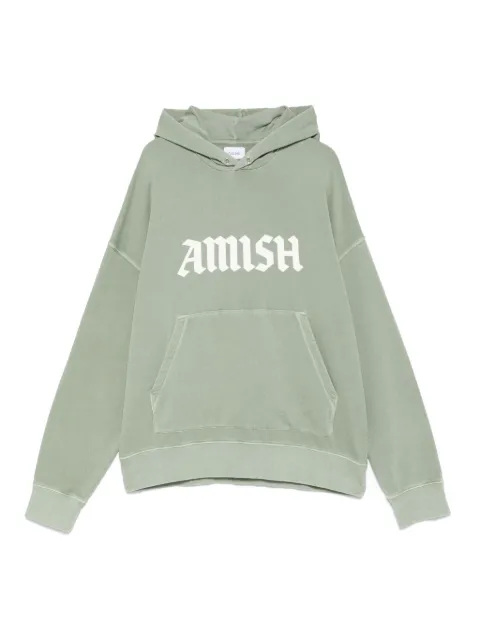 AMISH logo-print hoodie