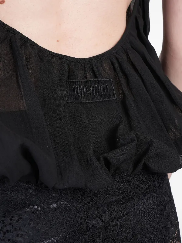 【関税込み】The Attico ブラック チェーン マキシドレス The Attico マキシドレス | ブラック | FARFETCH JP