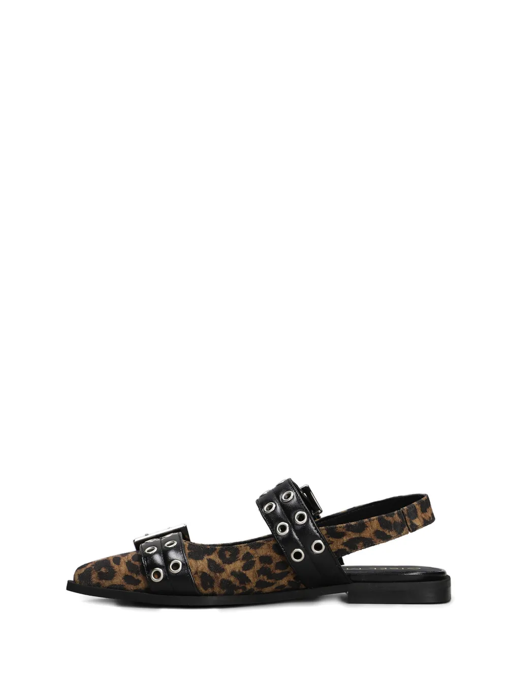 Gisel Moire Saturno flat pumps Black
