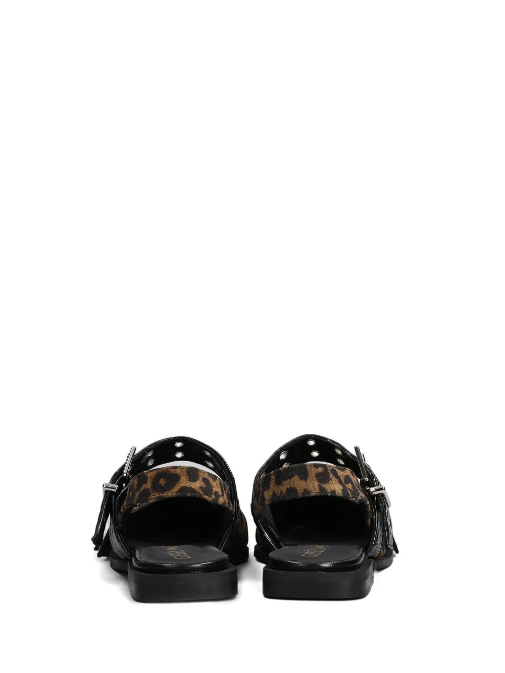 Gisel Moire Saturno flat pumps Black