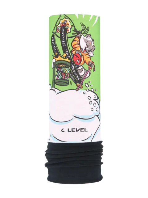 LEVEL KIDS Lenço com estampa gráfica