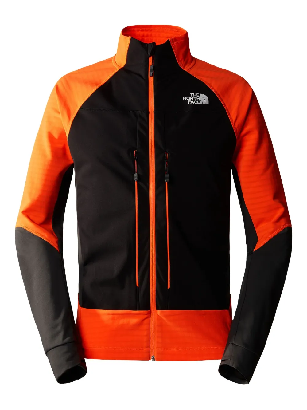 The North Face logo-print jacket Zwart