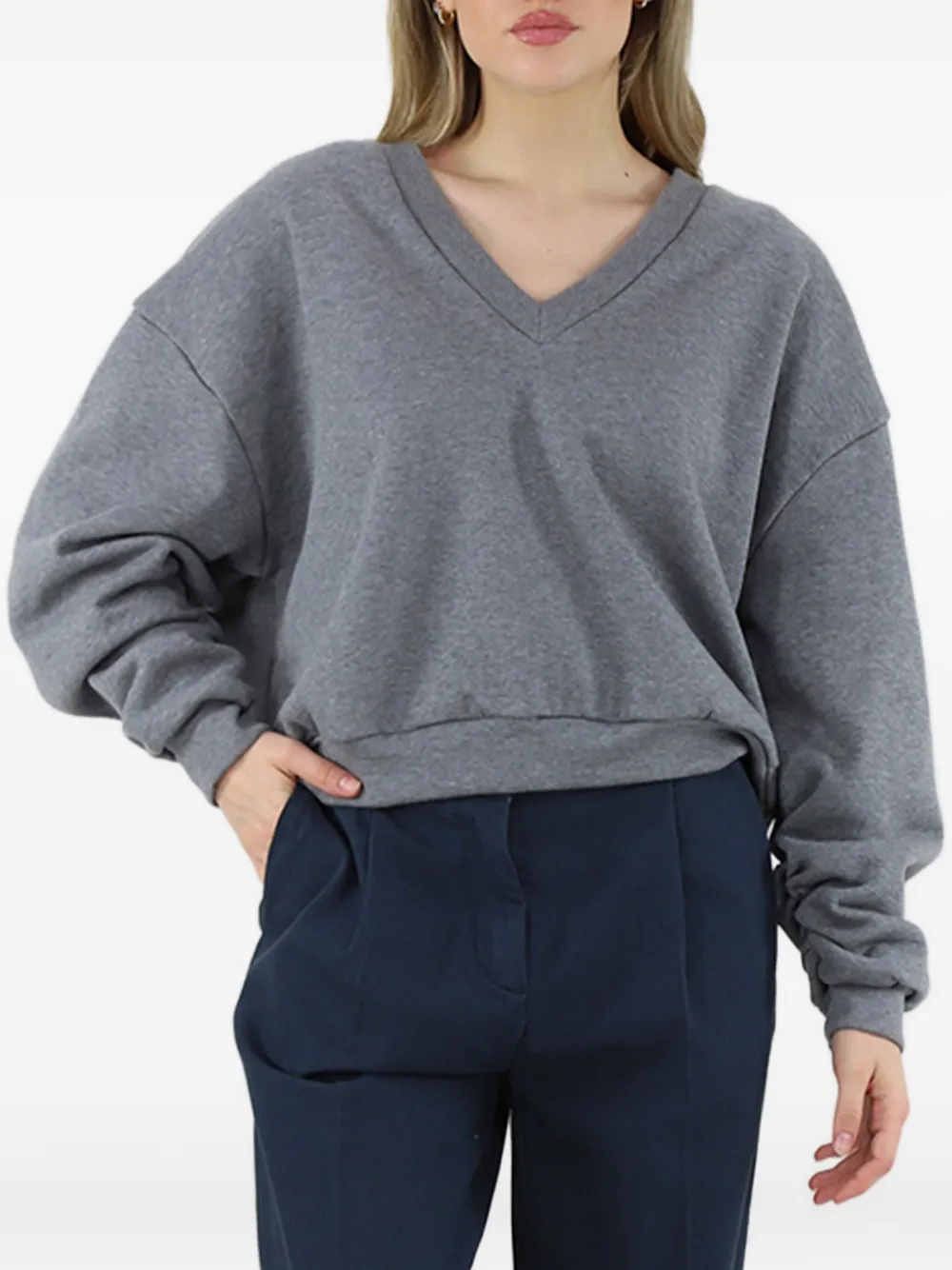 Cruna pull en coton | gris | Image 1